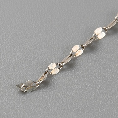 925 Sterling Silver Dapped Chains(STER-TAC0003-03P)-2