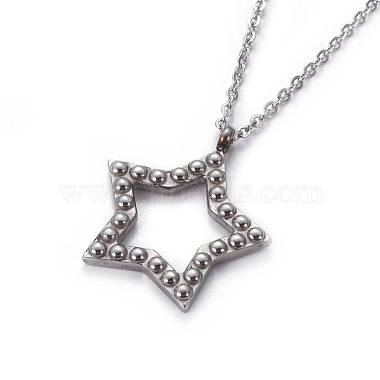 304 Stainless Steel Pendant Necklaces(NJEW-E141-29P)-2