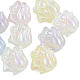 Rainbow Iridescent Plating Acrylic Beads(OACR-N010-063)-1