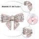 2Pcs Detachable Cloth Bowknot Shoe Decoration(AJEW-CA0004-21A)-5