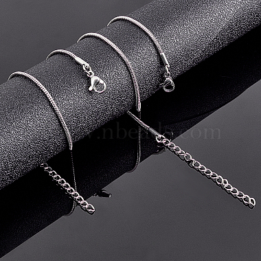 304 Stainless Steel Snake Chain Bracelets(STAS-UN0008-72P)-2