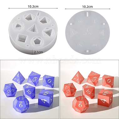 DIY Polyhedral Game Dice Silicone Molds(PW-WG25879-01)-3