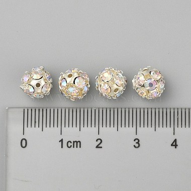 Brass Rhinestone Beads(RB-H034-14-1)-5