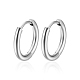 Titanium Steel Hoop Earrings(PW-WG73897-11)-1