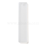 DIY Rectangle Musical Instruments Bookmark Silicone Molds, for Resin Casting Molds, Clay Craft Mold Tools, White, 147x32x6mm, Hole: 4mm(DIY-XCP0004-08)