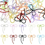 30Pcs 10 Colors Alloy Pendants, Bowknot, Mixed Color, 43.5x36x4.5mm, Hole: 1.6mm, 3pcs/color(FIND-YW0009-46)