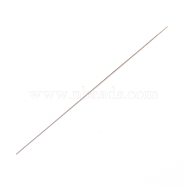 Stainless Steel Pins, for Handmade Necklace Threading, Stainless Steel Color, 100x0.2x0.1mm(STAS-WH0028-02F)