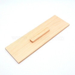 (Clearance Sale)Soap Loaf Molds Wood Box Lid Covers, for Soap Making, Bisque, 28x9x1.6cm(WOOD-WH0112-71)