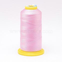 Nylon Sewing Thread, Pearl Pink, 0.2mm, about 700m/roll(NWIR-N006-01B1-0.2mm)