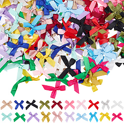 200Pcs 20 Styles Handmade Polyester Costume Accessories, Bowknot, Mixed Color, 40x35~40mm, 10pcs/style(DIY-SP0004-87)