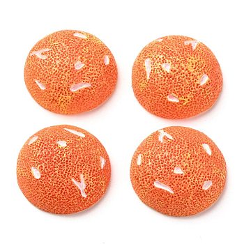 Resin Cabochons, for DIY Mobile Phone Case Decoration, Mars, Dark Orange, 29.5x29x11mm