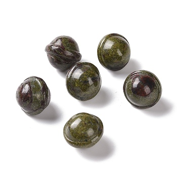 Natural Bloodstone Display Decorations, Gemstone Figurine, Planet, 20x18mm