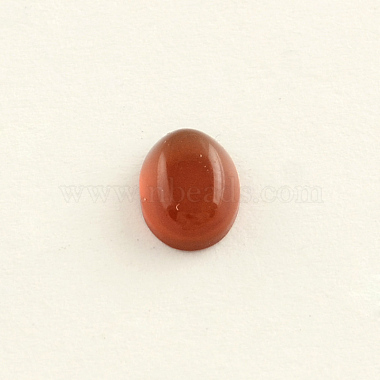 Brazil agate rouge cabochons ovales naturels teints(G-R261-13)-2