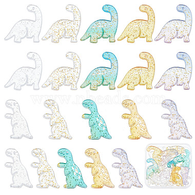 Mixed Color Dinosaur Acrylic Pendants