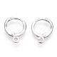 Brass Leverback Earring Findings(KK-WH0065-05S)-3