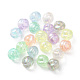 Luminous Transparent Rainbow Iridescent Acrylic Beads(LACR-K001-01)-1