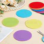 18Pcs 9 Colors Spot Markers Carpet Markers, Sitting Spots Nylon Hook and Loop, Mixed Color, 100x2mm, 2pcs/color(AJEW-LP0005-17)