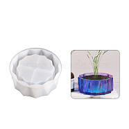 DIY Silicone Vase Molds, Resin Casting Molds, for UV Resin & Epoxy Resin Craft Making, Polygon, 150x59mm(WG27128-01)