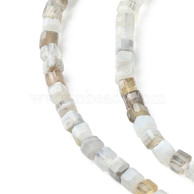 naturelles agate Botswana brins de perles(G-F748-C01)-4