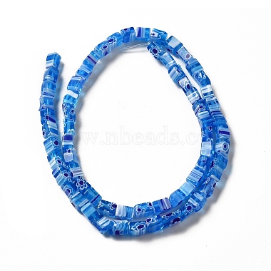 Handmade Millefiori Glass Beads Strands(LAMP-F026-01A)-2