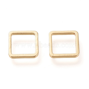 Real 20K Gold Plated Square Brass Linking Rings