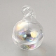 High Borosilicate Glass Bottle Pendants(GLAA-WH0010-02A)-1