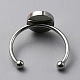 304 componentes del anillo del brazalete de acero inoxidable(FIND-WH0129-74C-P)-2