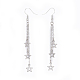 Brass Tassel Dangle Earrings(X-EJEW-JE03303)-2