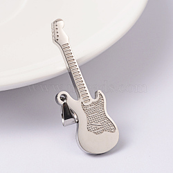 Tarnish Resistant 304 Stainless Steel Pendants, Bass, Stainless Steel Color, 40x14x2mm, Hole: 6x4mm(STAS-K162-098P)