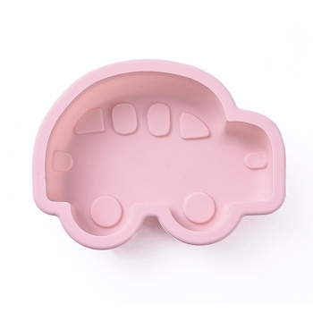 Car Food Grade Silicone Molds, Cake Pan Molds, For DIY Chiffon Cake Bakeware, Pink, 135x102x31mm