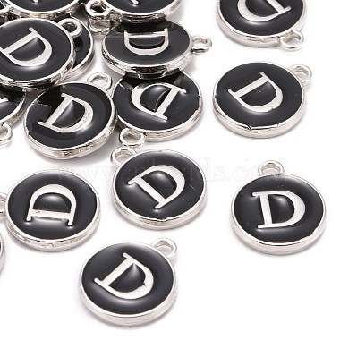 Platinum Plated Alloy Charms(ENAM-S118-02D-P)-4