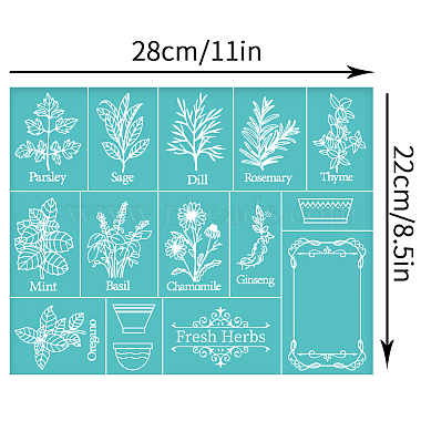 selbstklebende Siebdruckschablone(DIY-WH0338-164)-2