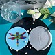 Food Grade Silicone Dragonfly Pattern Cup Mat Molds(DIY-C074-01)-1