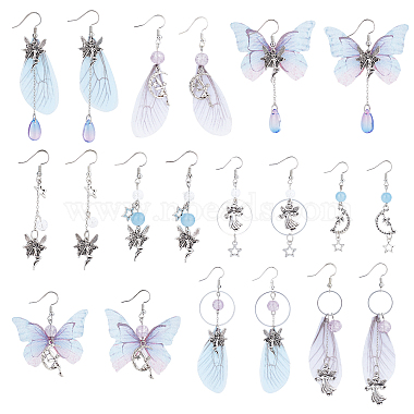 Orchid Alloy Earrings