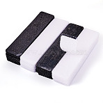 2 Sets 2 Colors Sided Self Adhesive Hook and Loop Tapes, Magic Tapes with Nylon and Polyester, Mixed Color, 100x25x3mm, 12 pairs/set, 1 set/color(FIND-TA0005-30)