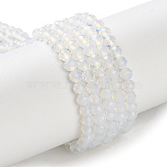 Opalite Beads Strands, Faceted, Round, 3mm, Hole: 0.6mm, about 125pcs/strand, 14.21''(36.1cm)(G-A233-A02-01)