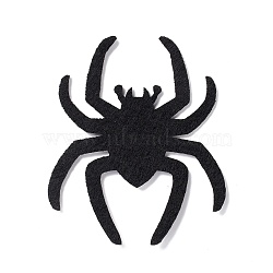 Wool Felt Spider Party Decorations, Halloween Themed Display Decorations, for Decorative Tree, Banner, Garland, Black, 95x80x2mm(AJEW-P101-03B)