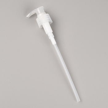 Plastic Dispensing Pump, with Tube, for Shampoo and Conditioner Jugs Bottles, Clear, 21.5x4.8x2.9cm
