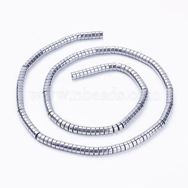 Electroplate Non-Magnetic Synthetic Hematite Beads Strands(G-F510-03P-4mm)-2