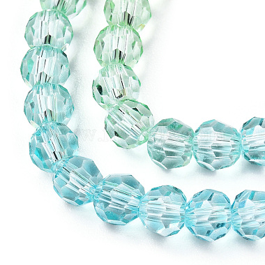 perles en verre transparentes brins(X1-GLAA-E036-07Y)-4