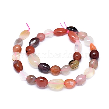 Natural Agate Beads Strands(G-D0004-A02-09)-2