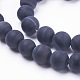 Chapelets de perles en agate à rayures noires naturelles/perles d'agate à bandes(X-G-F520-50-8mm)-1