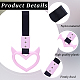 2Pcs ABS Plastic Devil Heart Rear Bumper Warning Handle Ring(HJEW-SP0001-51A)-6