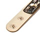 Faux Suede Snap Cord Bracelet(BJEW-F428-09)-3