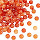 Olycraft 2 Strands Natural Carnelian Beads Strands(G-OC0004-56)-1