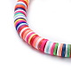 Handmade Polymer Clay Heishi Beaded Necklaces(NJEW-JN02449)-3