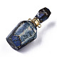Assembled Synthetic Pyrite and Imperial Jasper Openable Perfume Bottle Pendants(G-R481-15B)-3