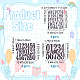 12 Sheets 3 Styles PVC Letter Number Adhesive Decorative Stickers(DIY-CP0008-59A)-2