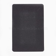 Cardboard Display Cards, Used For Necklace and Earring, Black, 9x6cm(X-CDIS-WH0005-04C)