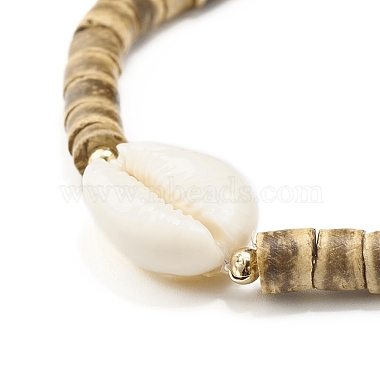 Coconut Beads Stretch Bracelets Set(BJEW-JB07006)-4